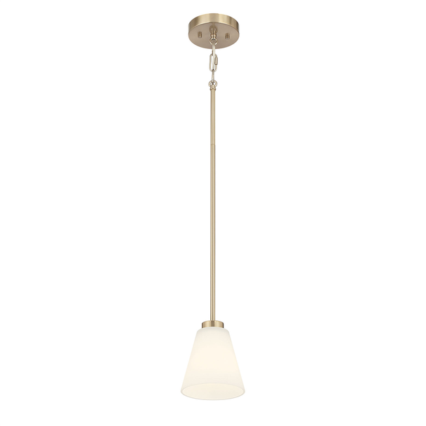 Strayhan One Light Mini-Pendant, Modern Gold, 1-Light, E26 Medium Base, 120V, 60W