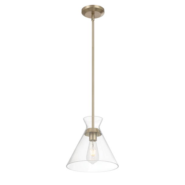 Amarella One Light Pendant, Modern Gold, 1-Light, E26 Medium Base, 120V, 60W