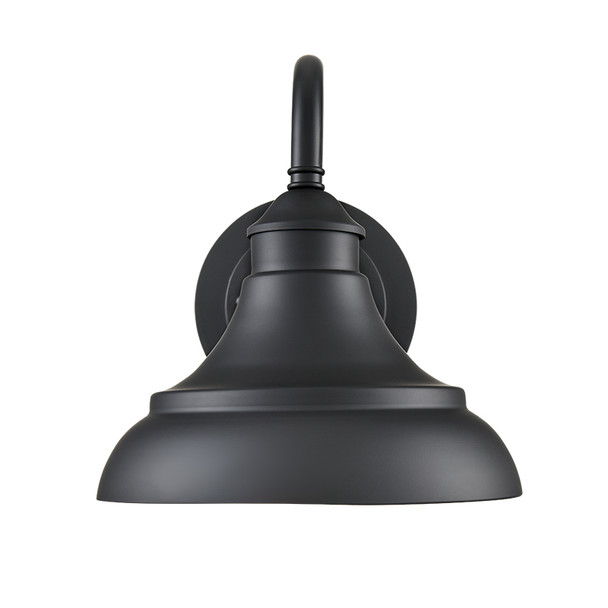 Alvii One Light Outdoor Wall Sconce, Powder Coated Black, 1-Light, Medium E26 Base, 120V, 100W
