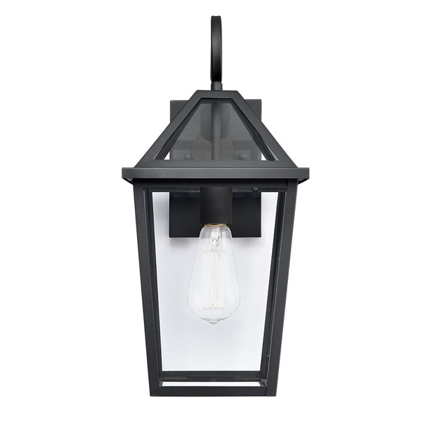 Eston One Light Outdoor Wall Mount, Textured Black, 1-Light, Medium E26 Base, 120V