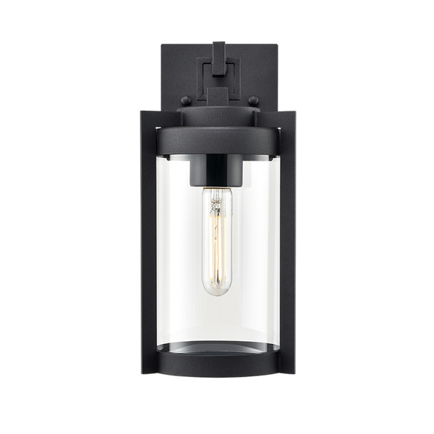 Ellway One Light Outdoor Wall Mount, Textured Black, 1-Light, Medium E26 Base, 120V, Wet Location