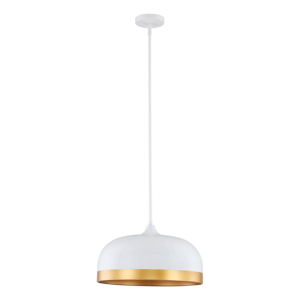 Amarra Three Light Pendant, Matte White, 3-Light, E26 Medium Base, 120V, 180W