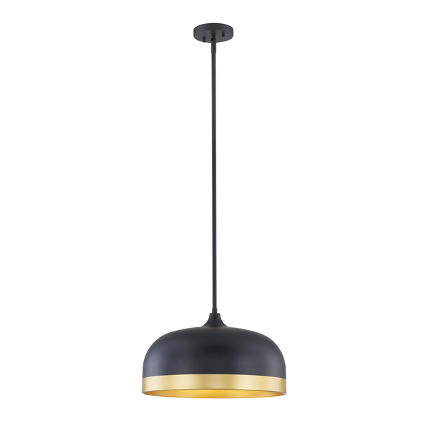 Amarra Three Light Pendant, Matte Black, 3-Light, E26 Medium Base, 120V