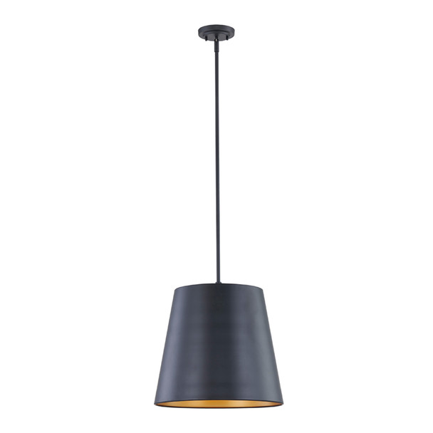Allson Three Light Pendant, Matte Black, 3-Light, Medium E26 Base, 120V