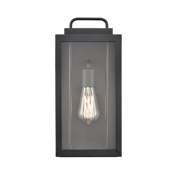 Gallatin One Light Outdoor Wall Mount, Textured Black, 1-Light, Medium E26 Base, 120V