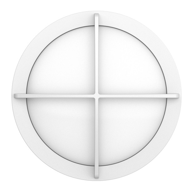 Bkr 14in FIELD-REPLACED Trim - Cross - Wht
