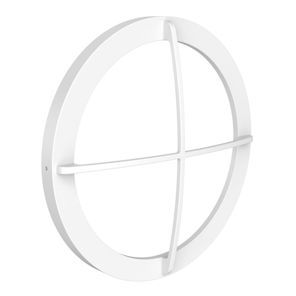 Bkr 14in FIELD-REPLACED Trim - Cross - Wht