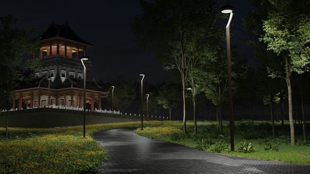 Spec Series Power & CCT- Adjustable Post Disk Light image 12