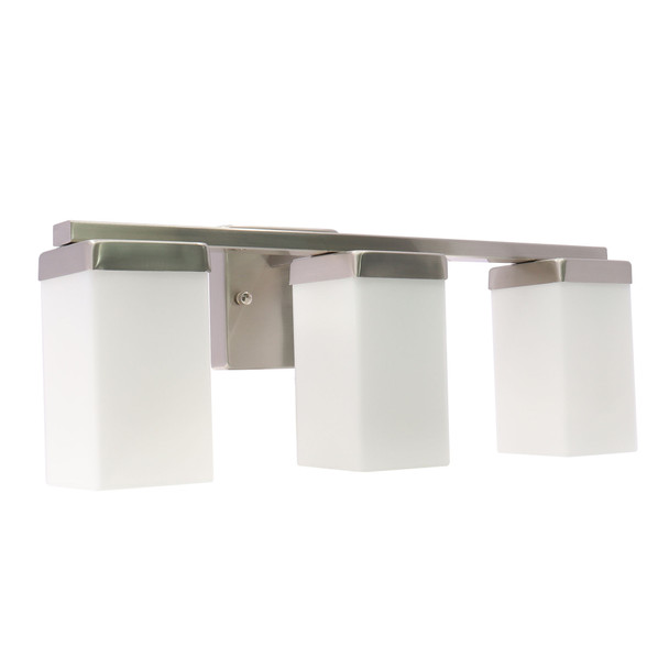 Medium Base M Series Vanity Light 3-LAMP Bn