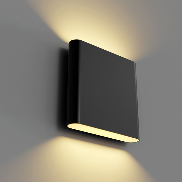 6in X 5.5in H Modern Flat Select UP/DOWN 6/10/12W 3CCT 120-277V TRIAC & 0-10V Wh