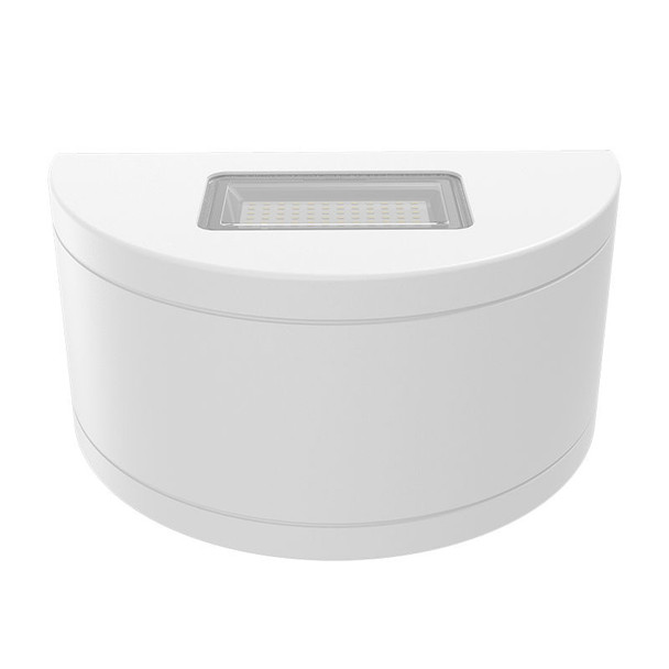 HALF-CYLINDER Wall Pack 48/64/80W 3CCT Select Type 2/3/4 With Photocell Wh image 2
