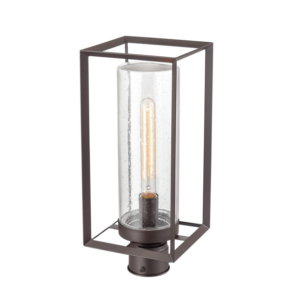 Millennium Lighting Wheatland One Light Outdoor Post Lantern, Powder Coated Bronze, 1-Light, Medium E26 Base, 120V