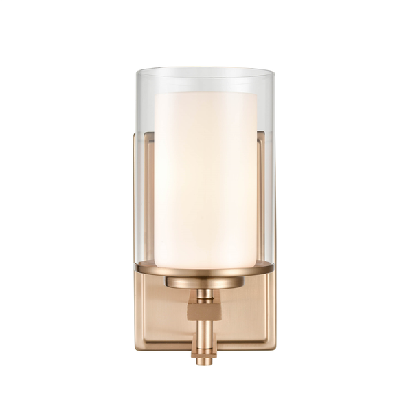Huderson One Light Sconce, Modern Gold, 1-Light, Medium E26 Base, 120V, 60W