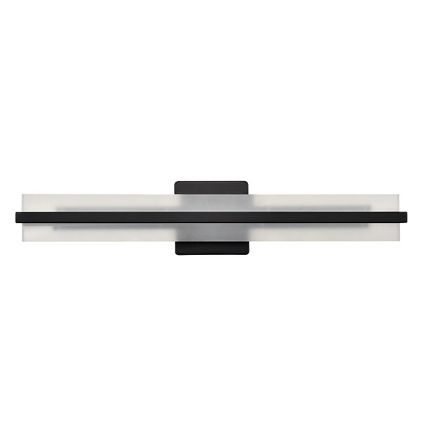 Troy LED Vanity, 24", Matte Black, 1700 Lumens, 20W, 3000K|4000K|5000K