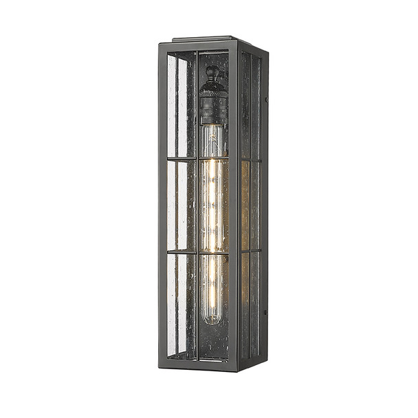 Jaxson One Light Outdoor Wall Mount, Powder Coated Black, 1-Light, Medium E26 Base, 120V, 60W