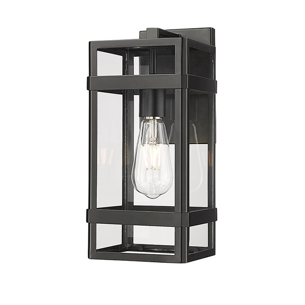 Payton One Light Outdoor Wall Mount, 1-Light, Powder Coated Black, Medium E26 Base, 120V, Wet Location