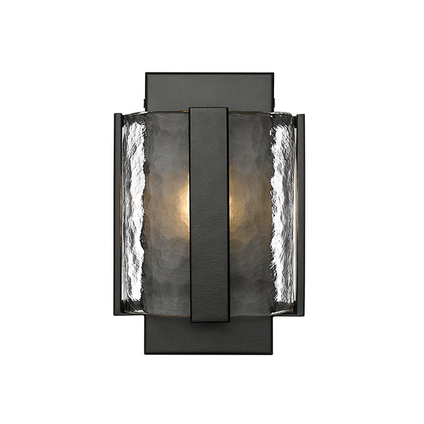 Rezi One Light Sconce, Matte Black, 1-Light, E12 Candelabra Base, 120V
