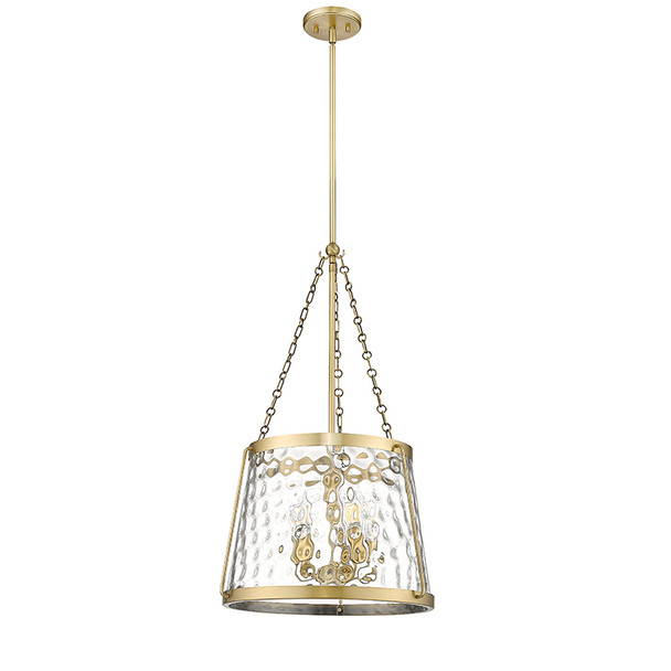 Adabella Five Light Pendant, Vintage Brass, 5-Light, E12 Candelabra Base, 120V, 200W Total