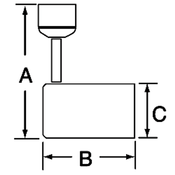 75 Watt PAR30 Line Voltage Track Head Size