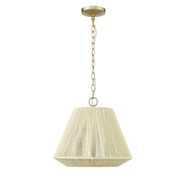 Millennium Lighting Sterling Three Light Pendant, Modern Gold, 3-Light, E12 Candelabra Base, 120V