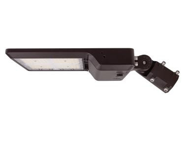 MaxLite Slim AE Area Fixture, 200W, 277-480V, Type V, 3000K/4000K/5000K Selectable, Bronze, 2-3/8" OD Adjustable Slipfitter, Controls Ready