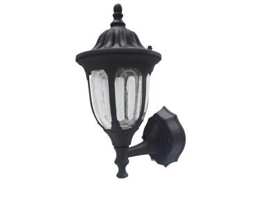 MaxLite ML4 Series Outdoor Lantern, Coach Style, 10W, Black Finish, 2700K, 80 CRI, Dusk to Dawn Photocell, 120V