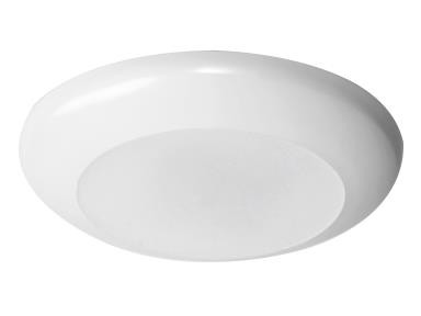 MaxLite Disc Light, 6", 7W, 650lm, 2700K/3000K/4000K/5000K CCT Selectable, 90 CRI, 120V, White Finish