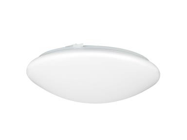 MaxLite Ceiling Flush Mount, LED Integrated, Puff Style, White Finish, 18W, 80 CRI, 2700K, 120V