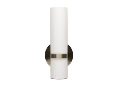 MaxLite Fleming Wall Sconce, Brushed Nickel, 9W, 120V, 80 CRI, CCT Selectable 2700K/3000K/4000K