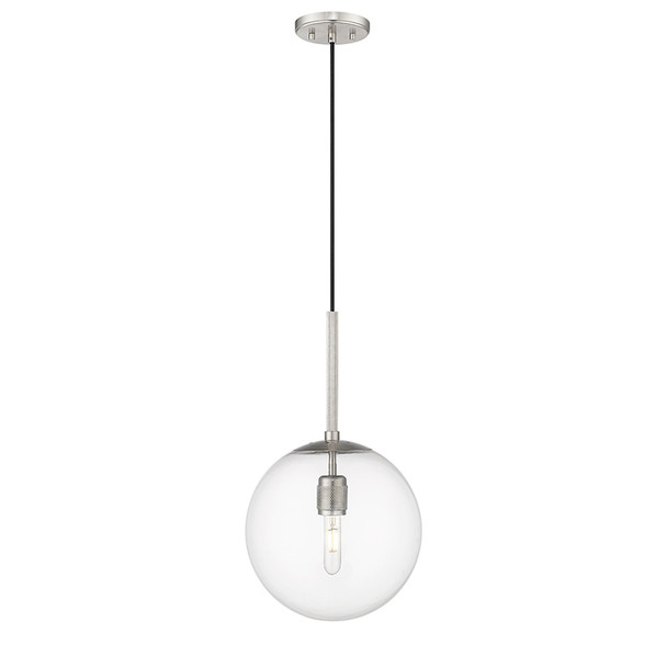 Kairo One Light Pendant, Brushed Nickel