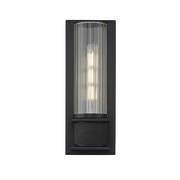 Millennium Lighting 28601 One Light Sconce, Matte Black, 1-Light, Medium E26 Base, 120V, 60W