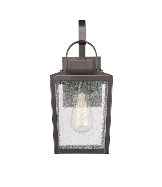 Devens One Light Outdoor Wall Sconce, Powder Coated Bronze, 1-Light, Medium (E26), 120V, 60W