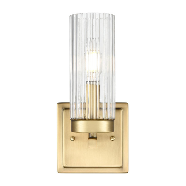 Millennium Lighting Iversen One Light Sconce, Vintage Brass, 1-Light, E12 Candelabra Base, 60W, 120V