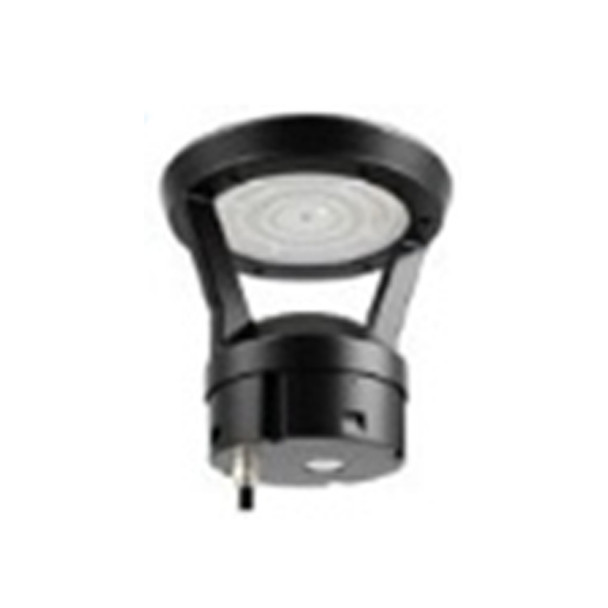 Euri Lighting Y Bollard Head, 24W|19W|14W, 3000K|4000K|5000K, 120-277V, Type V, Black