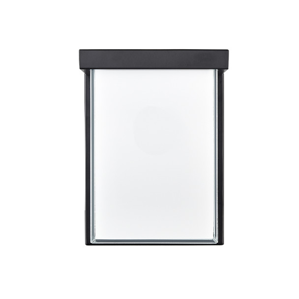 LED One Light Outdoor Sconce, 500 Lumens, 11W, 3000K, Powder Coated Black