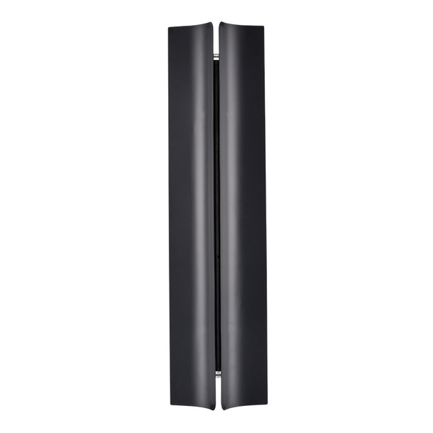 LED One Light Outdoor Sconce, Powder Coated Black, 12W, 3000K, 500lm