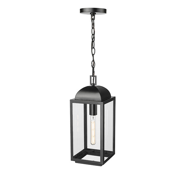 Beaufort One Light Outdoor Pendant, Powder Coated Black, 1-Light, Medium (E26), 120V