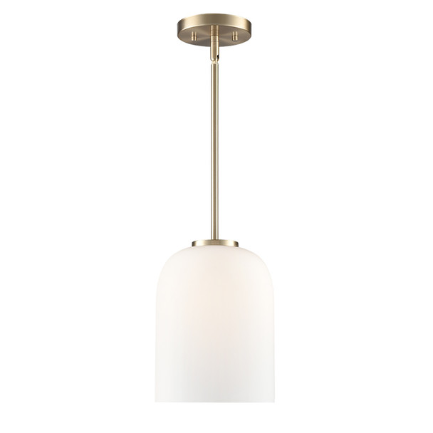 Laphia One Light Pendant, Modern Gold, 1-Light, Medium (E26), 100W, 120V, 8"W x 10.75"H
