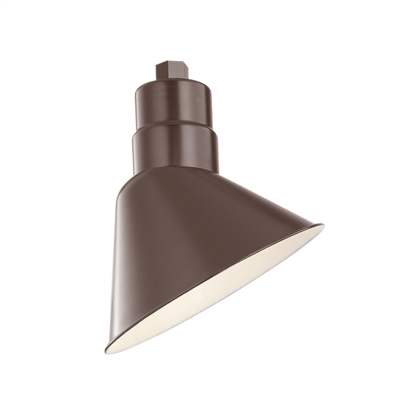 Millennium Lighting R Series 10" Angle Shade, Architectural Bronze, 10"W, 11"H, 1 x Medium A21, 200W Max, 120V, Wet Location