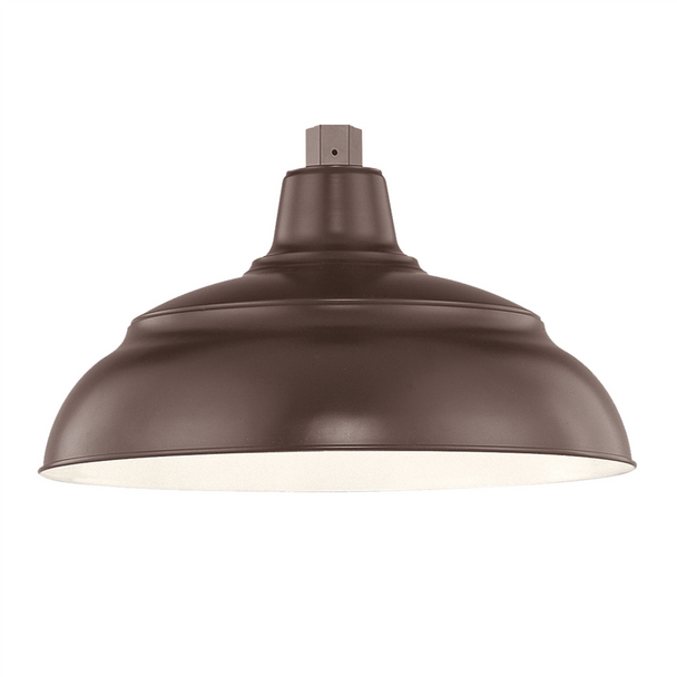 Millennium R Series 14" Warehouse Shade, Architectural Bronze, 1-Light, Medium E26 Base, 200W Max, 120V, Wet Location