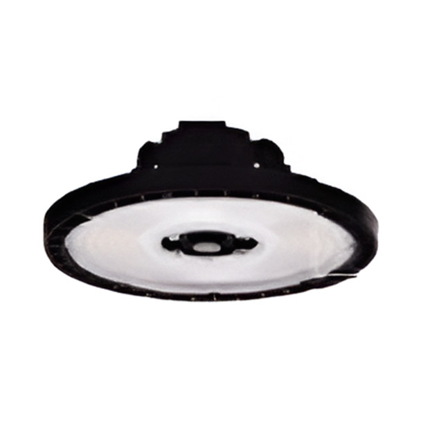 Euri Lighting NovaBay Round High Bay, 200W|220W|240W, 4000K|5000K, 277-480V, 150lm/W, 90°, 0-10V, IP65, CRI80, Black