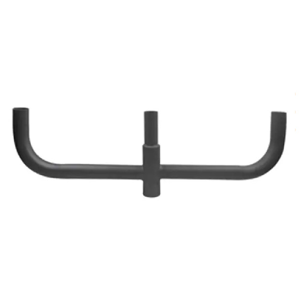 Euri Lighting Triple Bullhorn Tenon Mount, 180°, 2.5" Tenon, Steel, Dark Bronze
