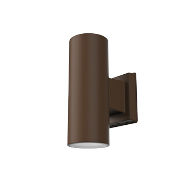 Green Creative EXCYL Wall Mount Cylinder, 4", Wall Mount Indirect, Medium Light Engine, 80+ CRI, Selectable 3000K/3500K/4000K, 0-10V Dimming, Clear Reflector