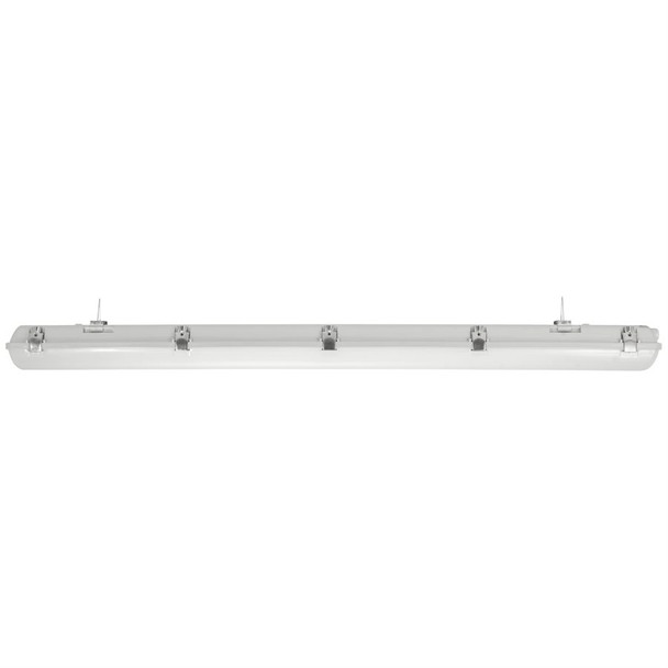 Sunlite 85260-SU Vapor Proof LED Fixture, 4', 25W/38W/50W, 3500K/4000K/5000K, 3500/5400/7000 lm, 120-277V, 0-10V Dimmable, White