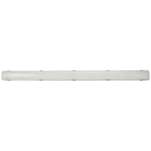 Sunlite 85260-SU Vapor Proof LED Fixture, 4', 25W/38W/50W, 3500K/4000K/5000K, 3500/5400/7000 lm, 120-277V, 0-10V Dimmable, White