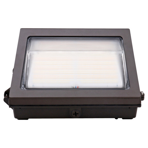 ESL Vision Wall Pack, 80W|100W|120W, 3000K|4000K|5000K, Bronze, 7th Generation, Emergency Battery Backup