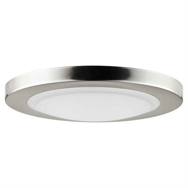 Sunlite LED Surface Mount Mini Downlight, 15W, 950lm, 120V, 2700K|3000K|3500K|4000K|5000K, 90CRI, Brushed Nickel