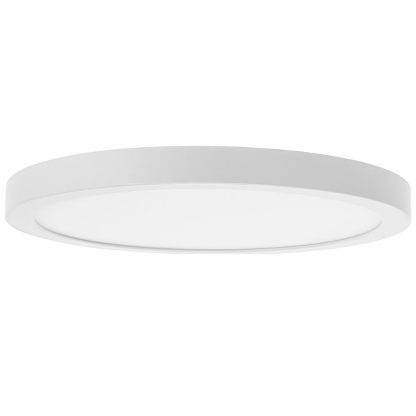 11" Round Mini Panel Motion Sensor Light Fixture, 21W, 2100 lumens, 120V, 2700K/3000K/3500K/4000K/5000K, 90 CRI, White, Frosted Lens