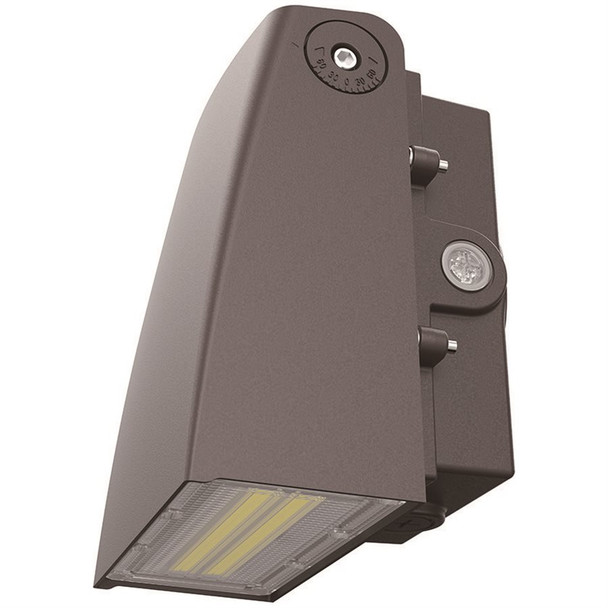 Sunlite Slim Adjustable Wall Pack, 20W/40W/60W, 2600/5200/7800 lumens, 3000K/4000K/5000K, 120-347V, Bronze, Generation 3