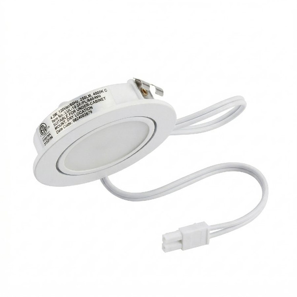 Sunlite 3 Head Puck Light, 12.9W, 4000K, White